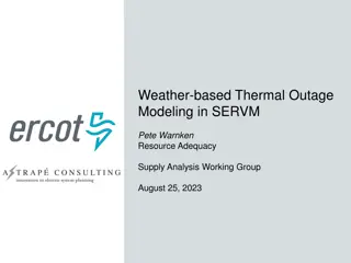 Weather-Based Thermal Outage Modeling in SERVM: Analysis and Insights