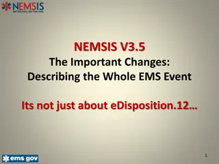 Advancements in NEMSIS V3.5: Beyond eDisposition 12