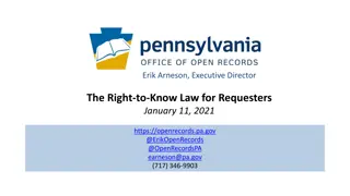 Understanding Right-to-Know Law Basics