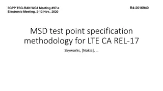 Evolution of LTE-CA Test Point Specification Methodology for Release-17