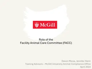 Animal Care Committee Responsibilities and Authority at McGill University