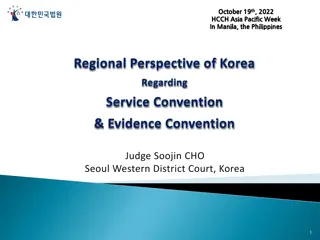 Regional Perspective of Korea on HCCH Asia Pacific Week