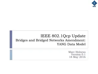 IEEE 802.1Qcp Update Bridges and Bridged Networks YANG Data Model