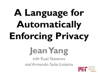 Automated Privacy Enforcement System Presentation