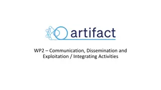 Communication, Dissemination, and Exploitation in Project Activities