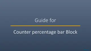 Guide for Setting Up Counter Percentage Bar Blocks