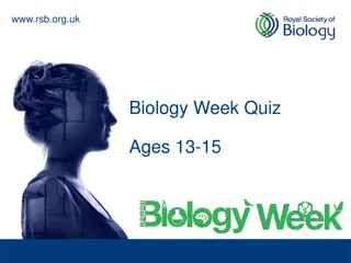 Biology Quiz for Ages 13-15 - Test Your Knowledge!