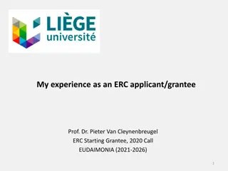 Dr. Pieter Van Cleynenbreugel's Journey as an ERC Starting Grantee