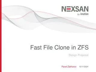 Fast File Clone in ZFS Design Proposal Overview