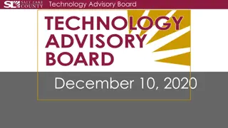 Technology Advisory Board Meeting Summary - December 10, 2020