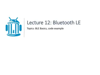 Introduction to Bluetooth Low Energy (BLE) Technology