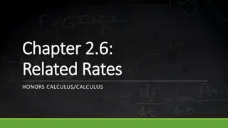 Related Rates in Calculus