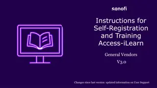 iLearn Self-Registration and Training Access Guidelines