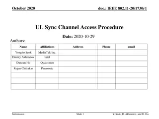 UL Sync Channel Access Procedure in IEEE 802.11-20/1730r1