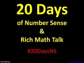 Cube Conversations: Enhancing Number Sense and Math Talk