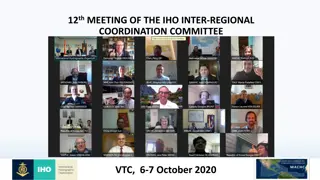 International Hydrographic Organization Inter-Regional Coordination Committee Meeting Highlights