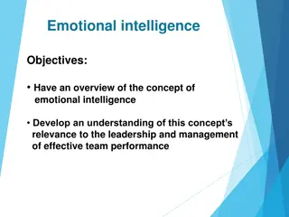 The Importance of Emotional Intelligence in Social Care and Health Leadership