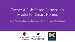 Risk-Based Permission Model for Smart Homes