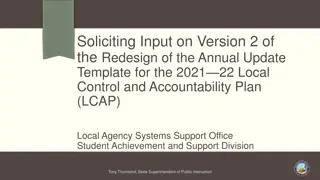 Update on 2021-22 LCAP Redesign: Version 2 Draft Available for Review