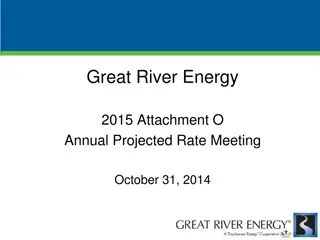 Great River Energy 2015 Annual Projected Rate Meeting Details