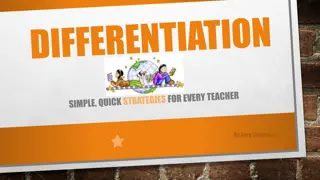 Differentiated Instruction: Strategies and Implementation