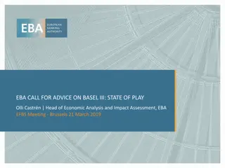 Overview of EBA Call for Advice on Basel III Revisions