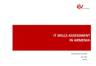 IT Skills Assessment in Armenia: Overview of Growing High-Tech Sectors