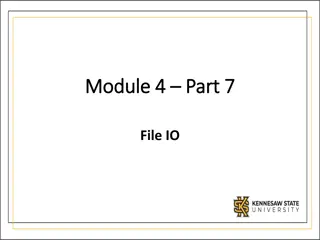 File Input/Output in Python Programming