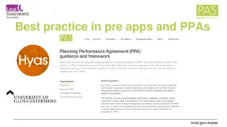 Understanding Planning Performance Agreements (PPAs) in Local Government