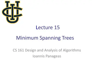 Minimum Spanning Trees in Graph Theory