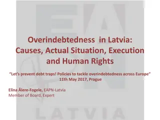 Addressing Overindebtedness in Latvia: Causes, Situation, and Human Rights