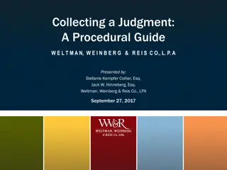 Guide to Collecting Judgments: Procedural Insights and Strategies