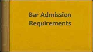 Overview of Requirements for Bar Exam in New York