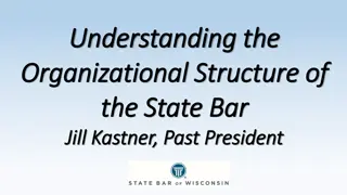 The Organizational Structure of the State Bar