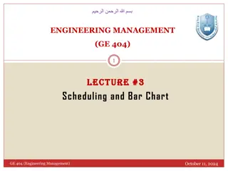 Overview of Project Scheduling in Engineering Management