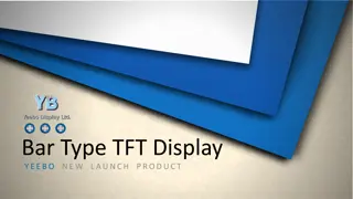 Introducing YEEBO Bar Type TFT Displays for Various Applications