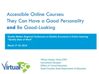 Enhancing Online Course Accessibility Through Functional Practices