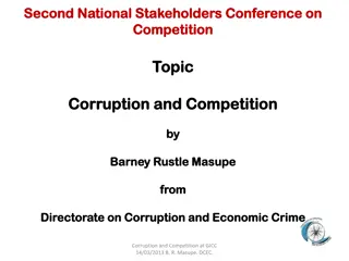 Corruption and Competition in Botswana: Insights from Barney Rustle Masupe