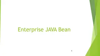 Enterprise Java Beans (EJB) Architecture and Benefits