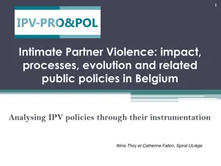 Analyzing Intimate Partner Violence Policies in Belgium