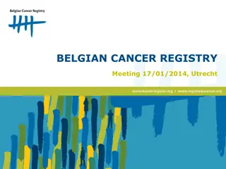 Overview of Belgian Cancer Registry and Research Initiatives