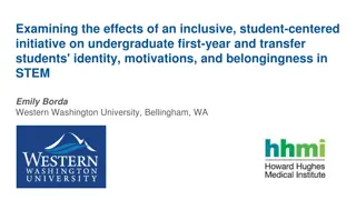 Advancing Equity and Excellence in STEM Education at Western Washington University