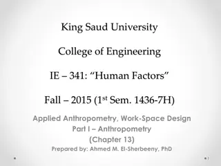 Human Physical Variation through Anthropometry and Design Principles