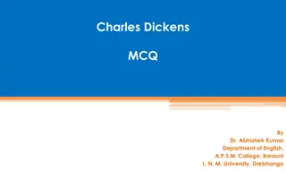 A Quiz on Charles Dickens by Dr. Abhishek Kumar: Test Your Knowledge!