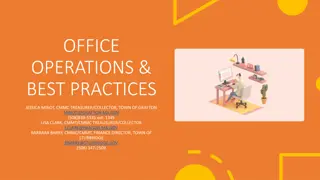 Office Operations Best Practices for Treasury and Collector Offices