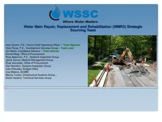 Water Main Repair, Replacement, and Rehabilitation Strategic Sourcing Project Overview