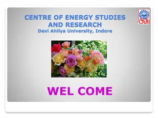 Centre of Energy Studies and Research at Devi Ahilya University, Indore