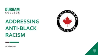 Addressing Anti-Black Racism: Commitment and Initiatives at Durham College