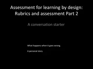 Enhancing Assessment Practices through Effective Rubrics Design