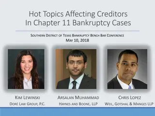 Make-Whole Provisions in Chapter 11 Bankruptcy Cases